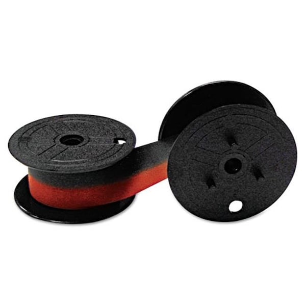 Ezgeneration Br 1260-3 Spool - 1-Blk-Red Fabric Ribbon EZ145303 - main